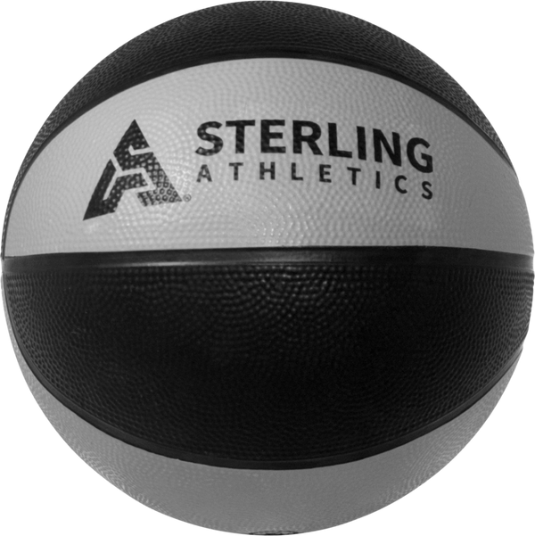 Sterling Athletics Black/Grey Indoor/Outdoor Rubber Basketball
