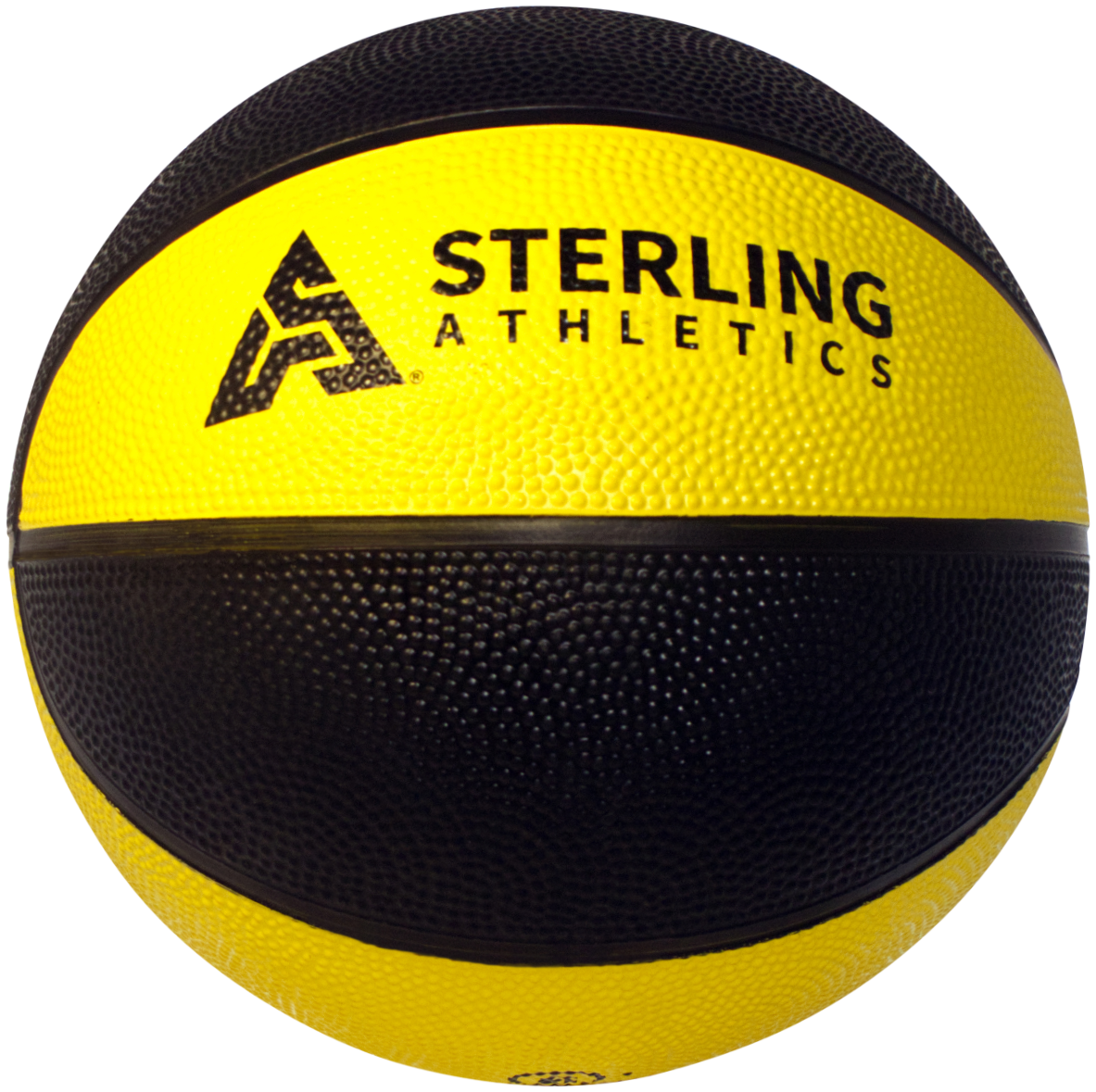 Sterling Athletics Black/Gold Indoor/Outdoor Rubber Basketball