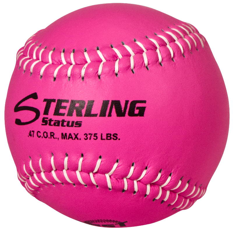 Sterling Athletics Hot Pink Club Fastpitch Game Leather Softball