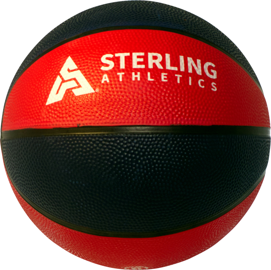 Sterling Athletics Black/Red Indoor/Outdoor Rubber Basketball