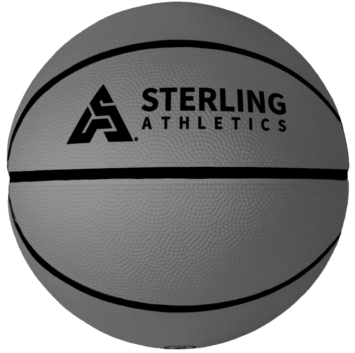 Sterling Athletics Orange/Black/White Indoor/Outdoor Rubber Basketball Intermediate Size 6 (28.5)