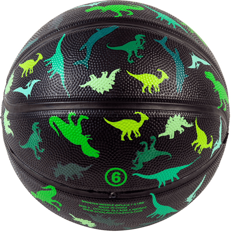Sterling Athletics Dinosaur Camo Superior Grip Indoor/Outdoor Basketball
