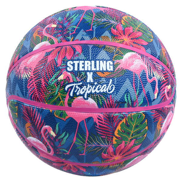 Sterling Tropical Flamingo Pink Superior Grip Indoor/Outdoor Basketball