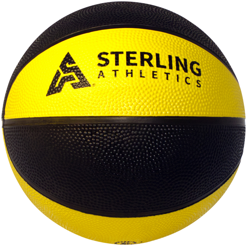 Sterling Athletics Black/Gold Indoor/Outdoor Rubber Basketball