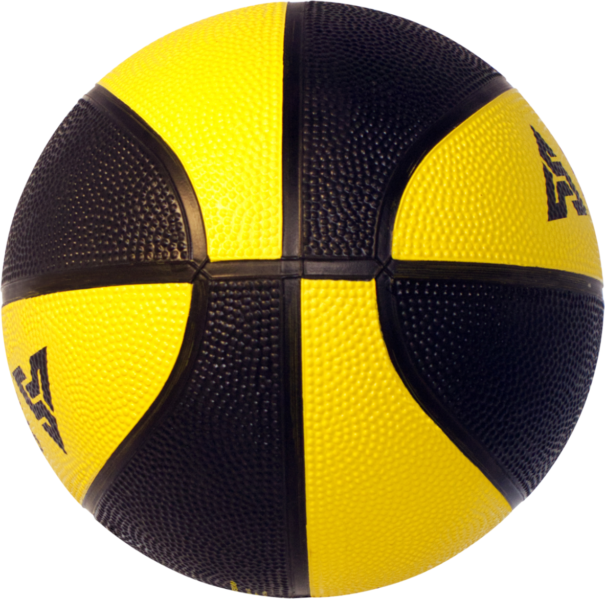 Sterling Athletics Black/Gold Indoor/Outdoor Rubber Basketball