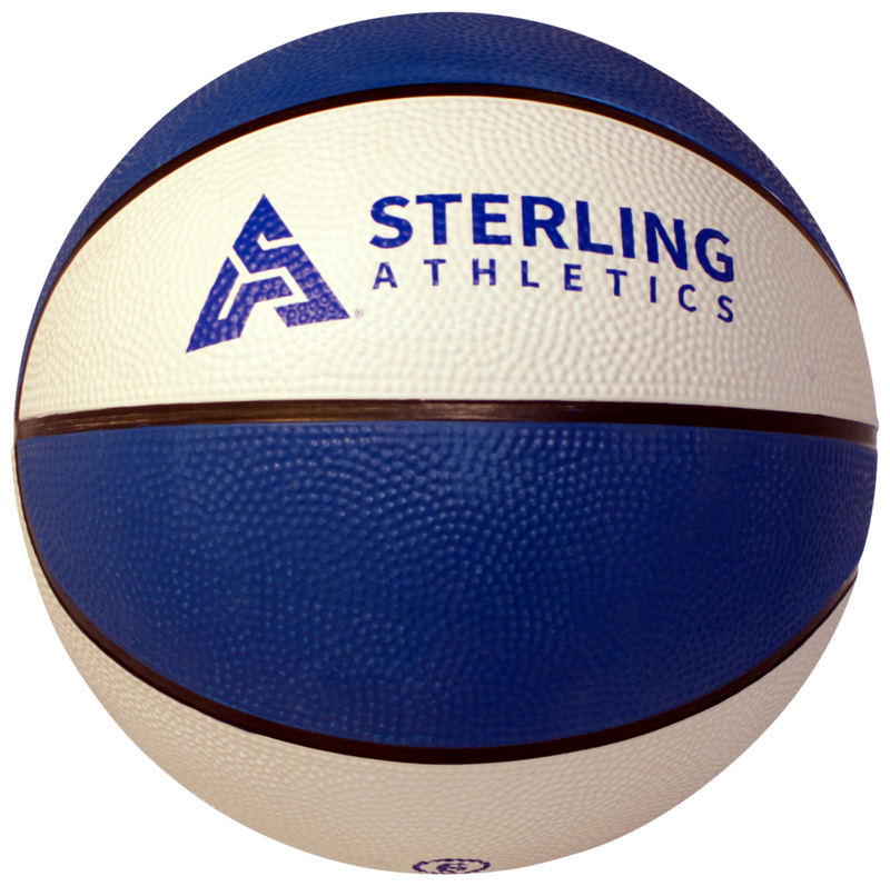 Sterling Athletics Royal/White Indoor/Outdoor Rubber Basketball