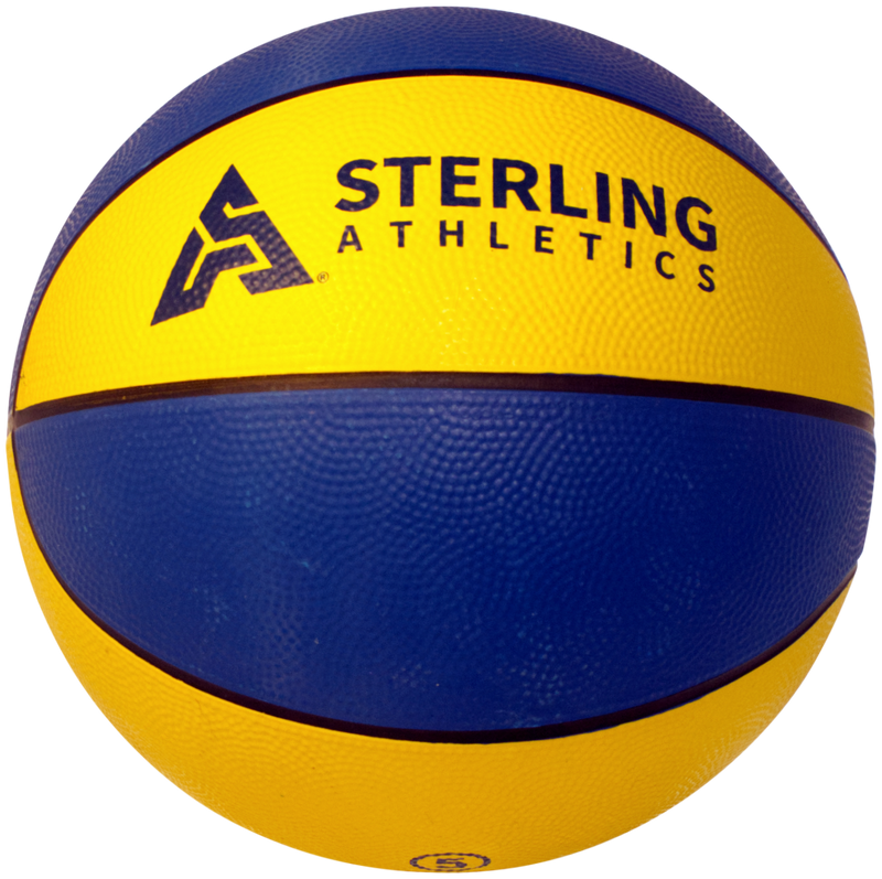 Sterling Athletics Royal/Gold Indoor/Outdoor Rubber Basketball