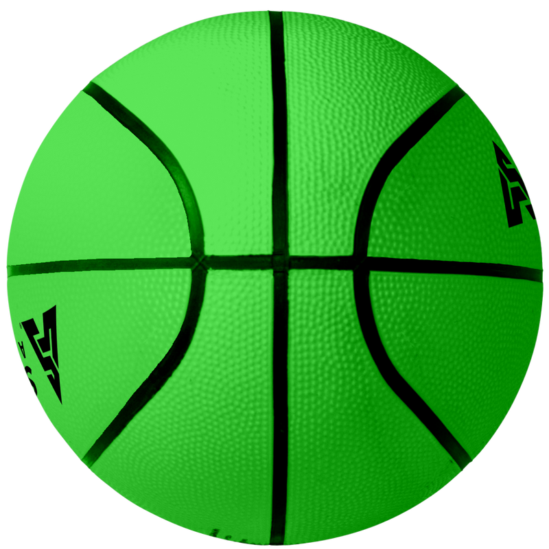 Sterling Athletics Neon Green Indoor Outdoor Rubber Basketball