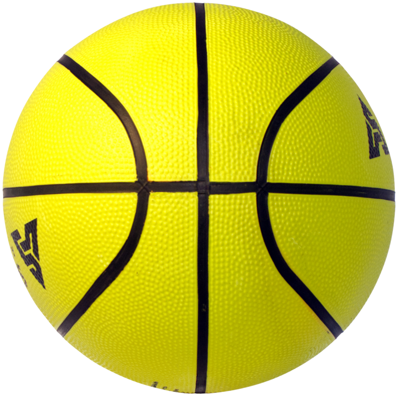 Sterling Athletics Neon Yellow Indoor/Outdoor Rubber Basketball