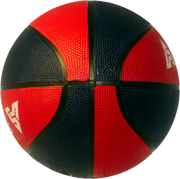 Sterling Athletics Black/Red Indoor/Outdoor Rubber Basketball