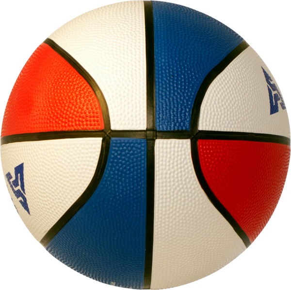 Sterling Athletics Red/White/Royal Indoor/Outdoor Rubber Basketball