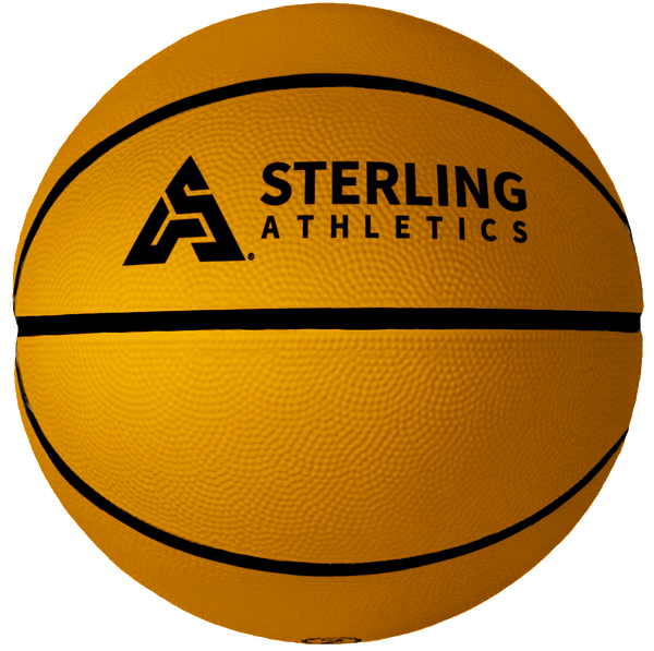 Sterling Athletics Neon Orange Indoor/Outdoor Rubber Basketball