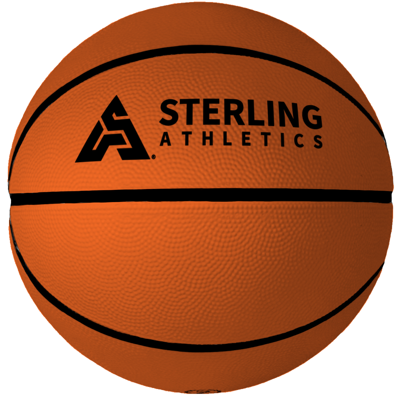 Sterling Athletics Orange Indoor/Outdoor Rubber Basketball