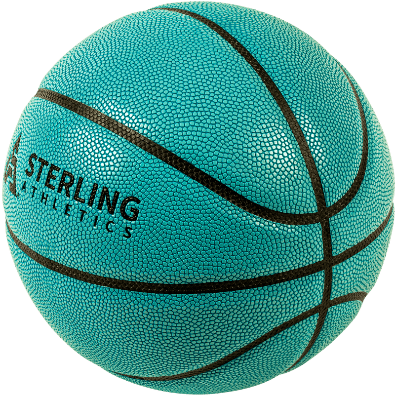 Sterling Athletics Impact™ Composite Leather Indoor/Outdoor Game Basketball - Teal