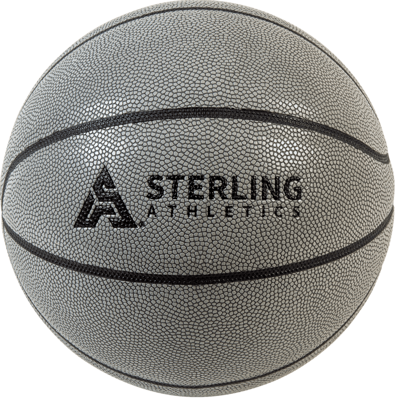 Sterling Athletics Impact™ Composite Leather Indoor/Outdoor Game Basketball - Grey