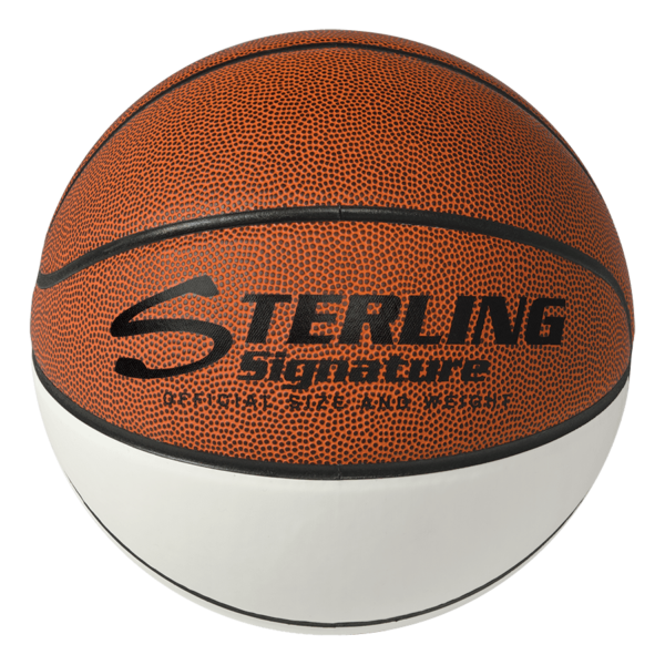 Sterling Athletics White Matte & Synthetic Leather Signature Basketball